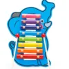 Elephant shaped wooden xylophone musical toy D135
