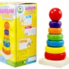 Multi-purpose wooden stacking set D151