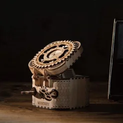 Wooden assembly kit mysterious treasure box D210